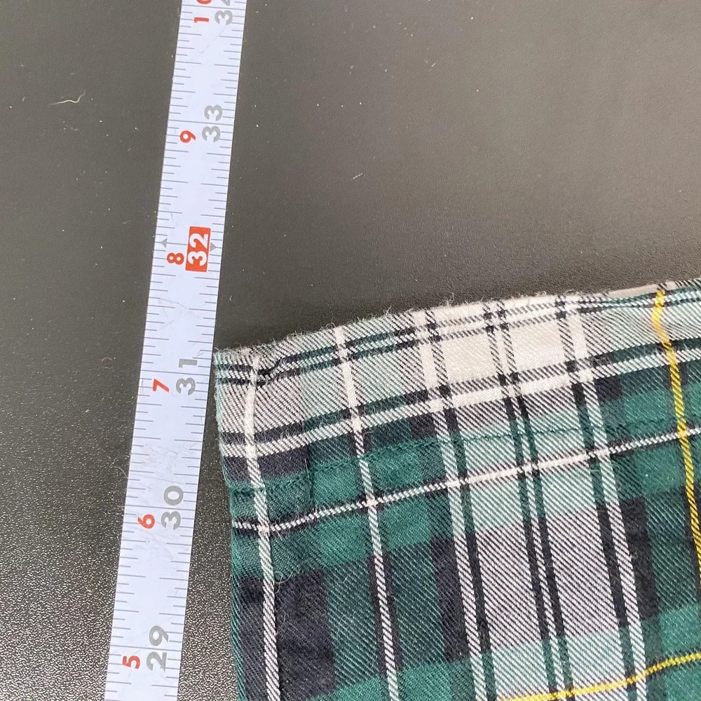 Polo Ralph Lauren Pajama Pants Mens XL Green‎ Plaid Sleepwear Drawstring Lounge